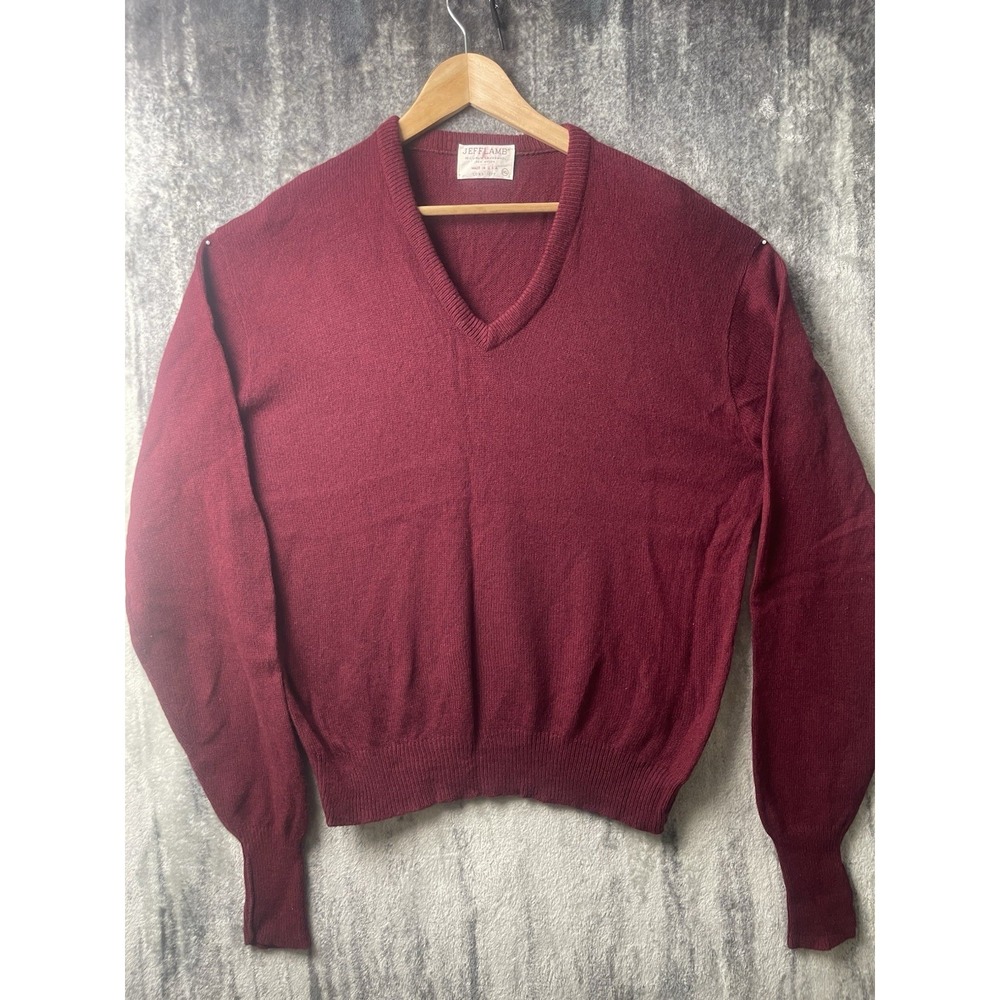 Lord Jeff Lambs‎ wool Red XL Pullover Mens Sweater